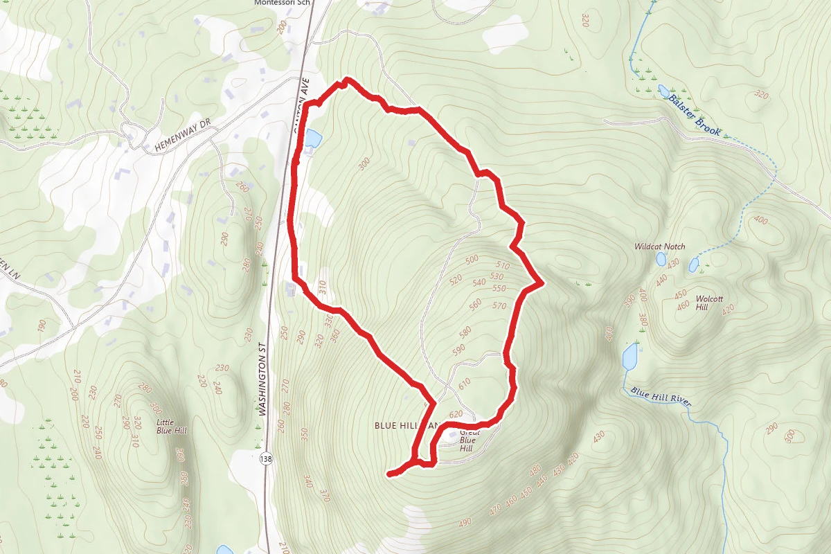 Blue Hills Trail to Elliot tower