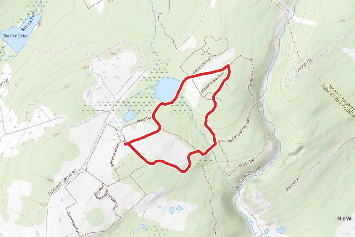 Teetertown Ravine Nature Preserve Campground Loop Trail