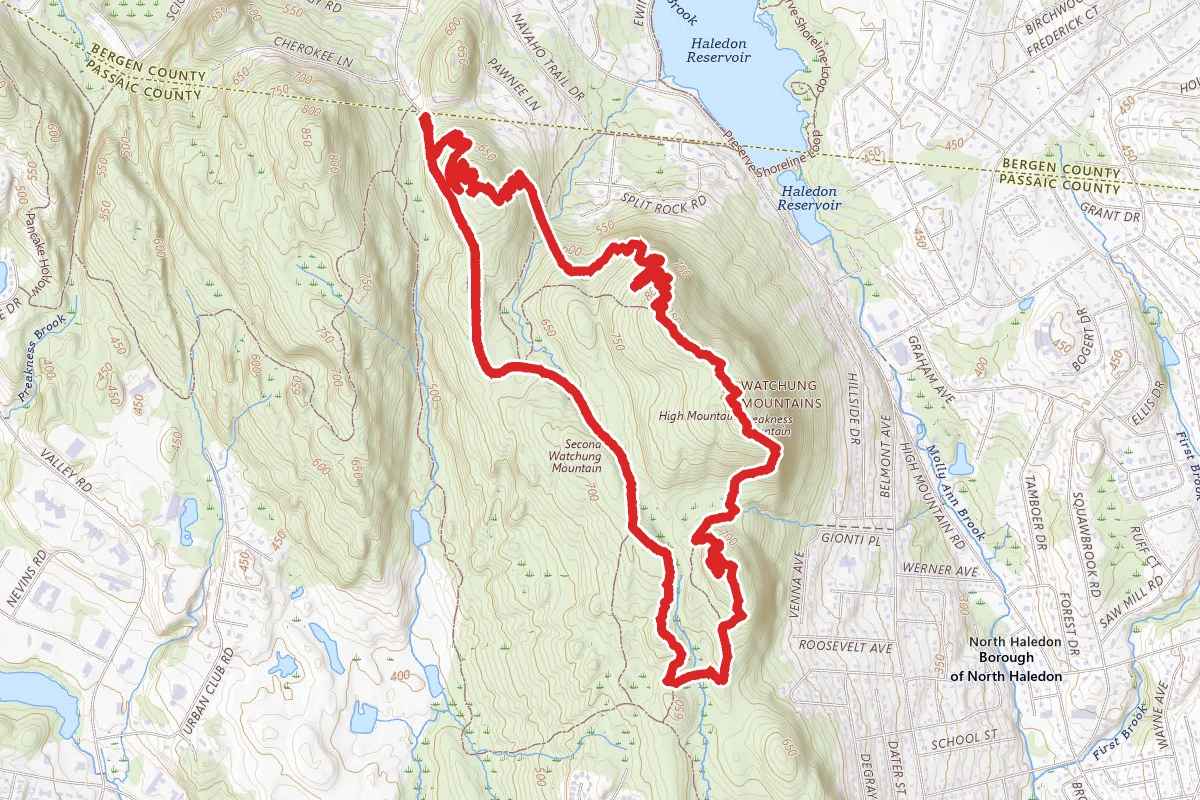 Mount Cecchino and High Mountain Loop