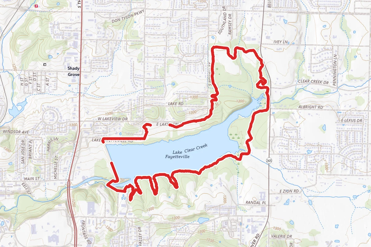 Lake Fayetteville Trail