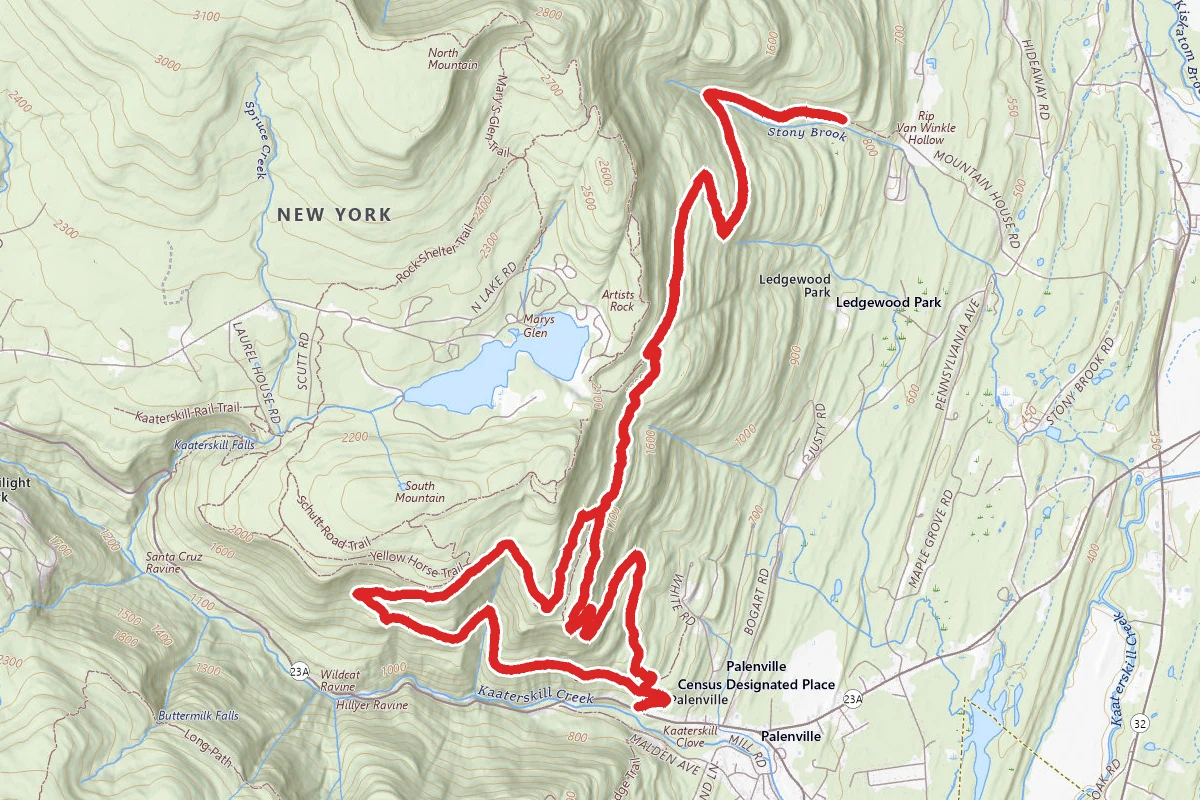 Palenville Overlook and Sleepy Hollow Loop