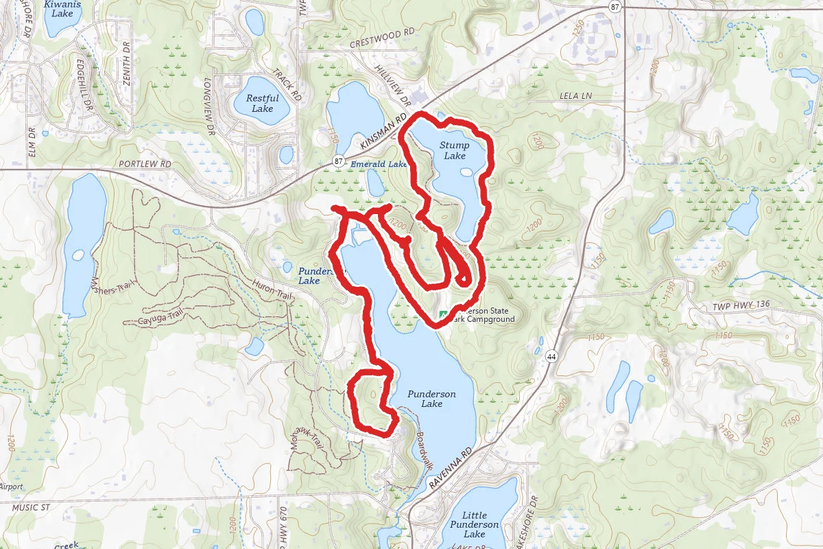 Punderson State Park Loop Trail