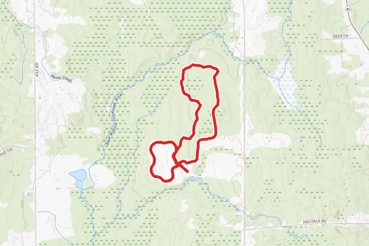 Planetary Trail, Woodland Loop and Nassau Connector Trail