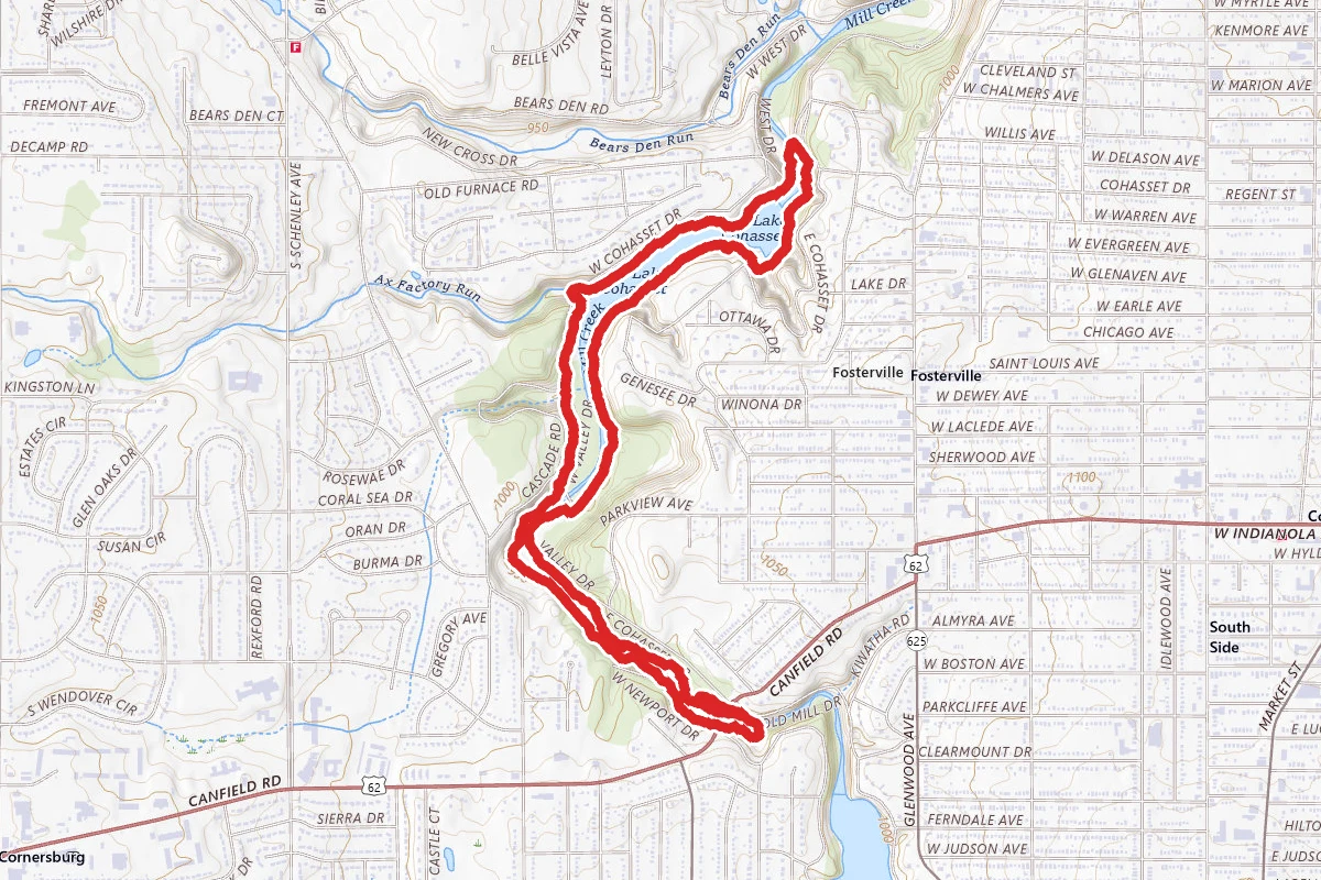 Lanterman's Mill to Pioneer's Mill Loop