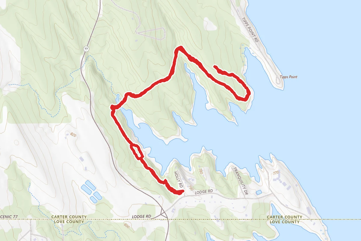 Lake Murray Mountain Bike Trail