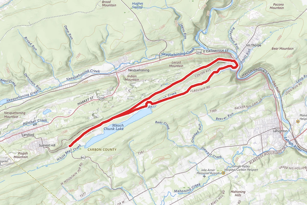 Switchback, Pisgah and Upper Switchback Loop