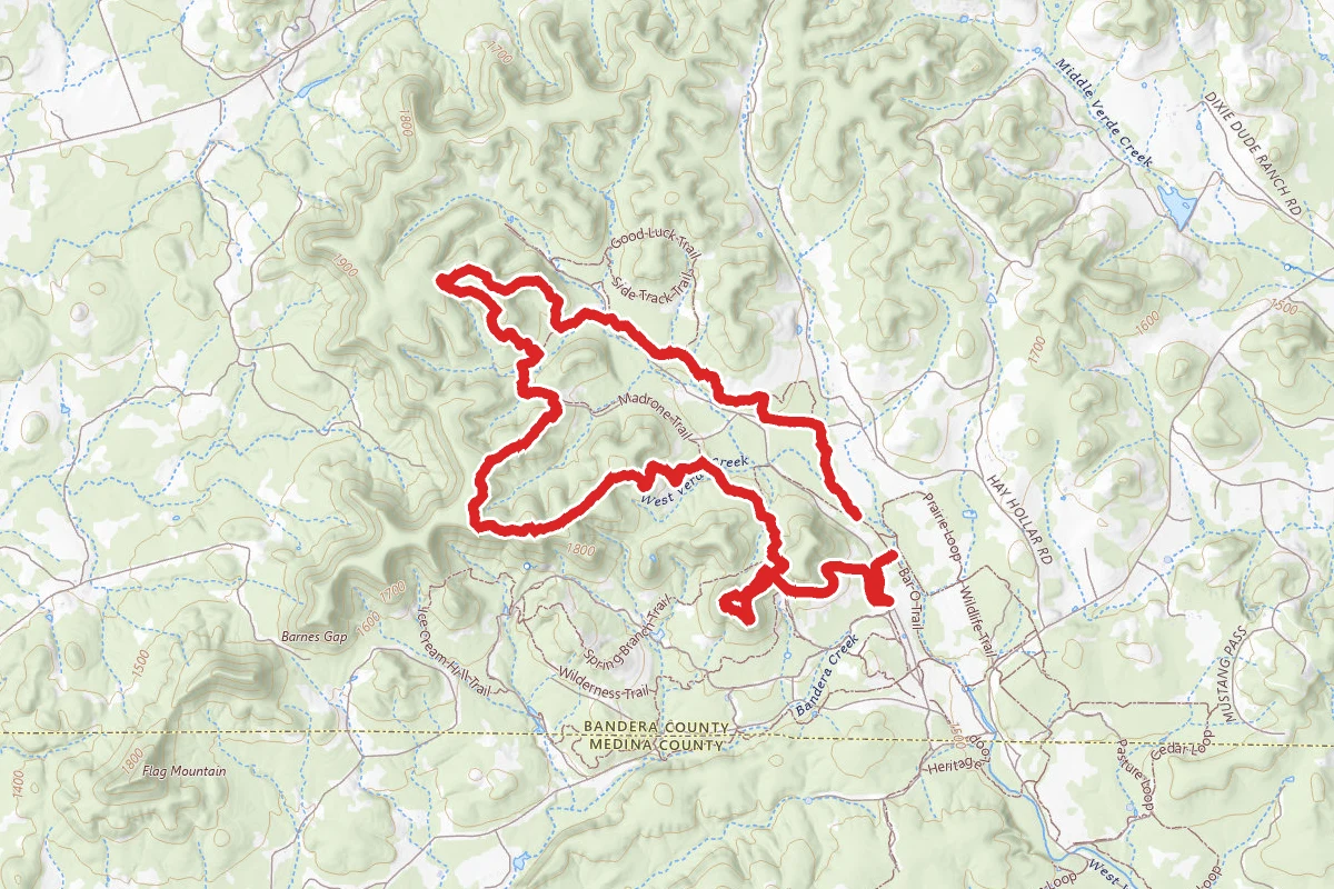Boyles Bump and 24 Creek Bottom Loop Trail