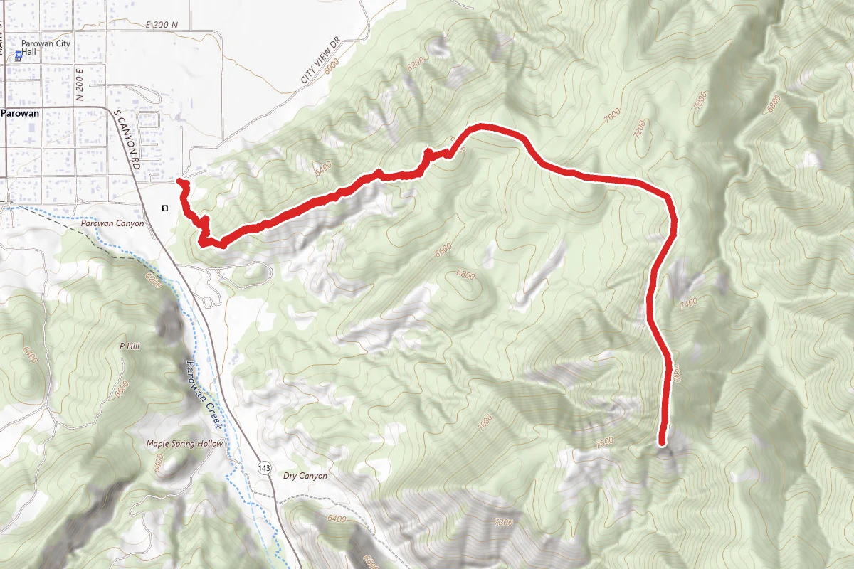 Valentine Peak Trail