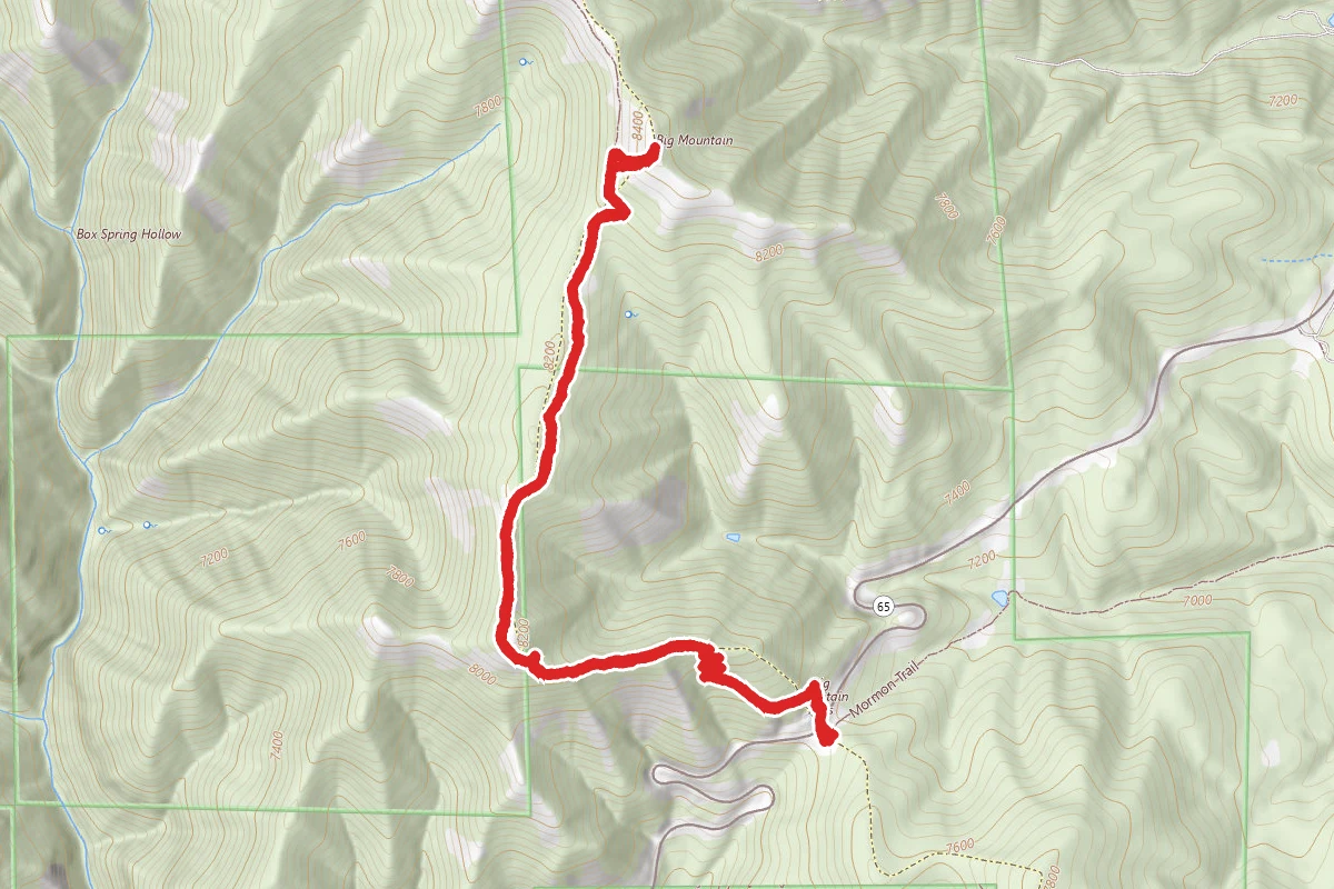 Big Mountain via Great Western Trail