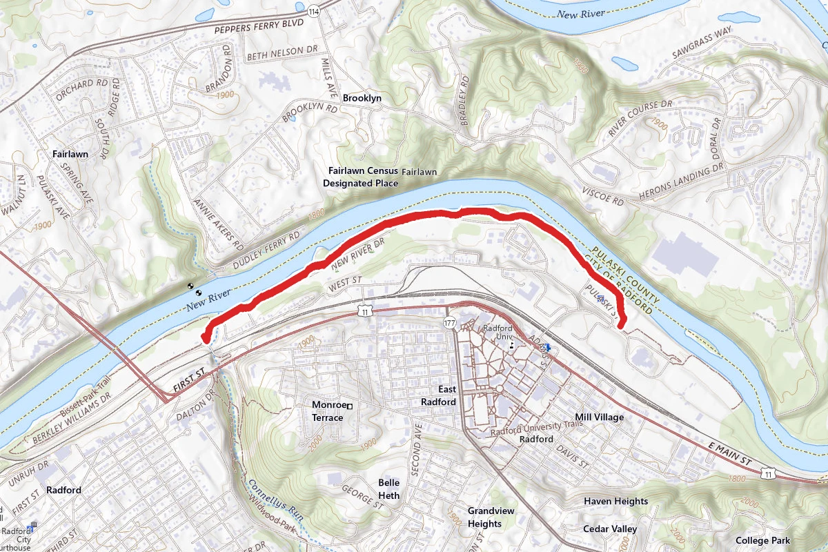 Riverway Bikeway and Walkway Trail