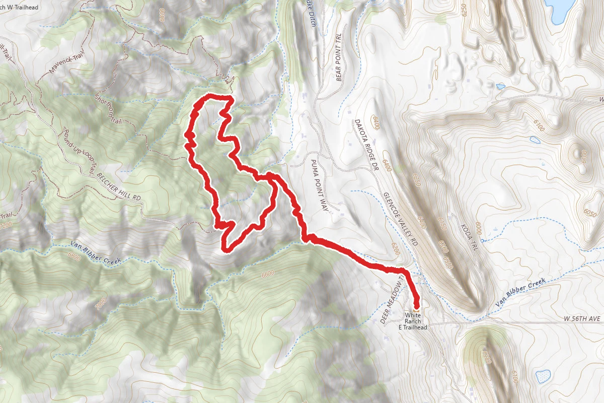 Belcher Hill, Longhorn, and Whippletree Loop