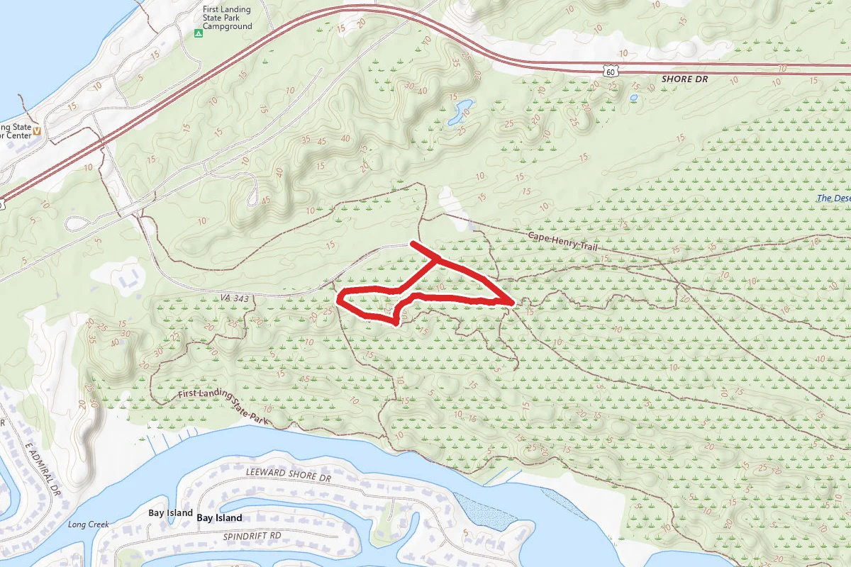 Cape Henry to High Dune Loop