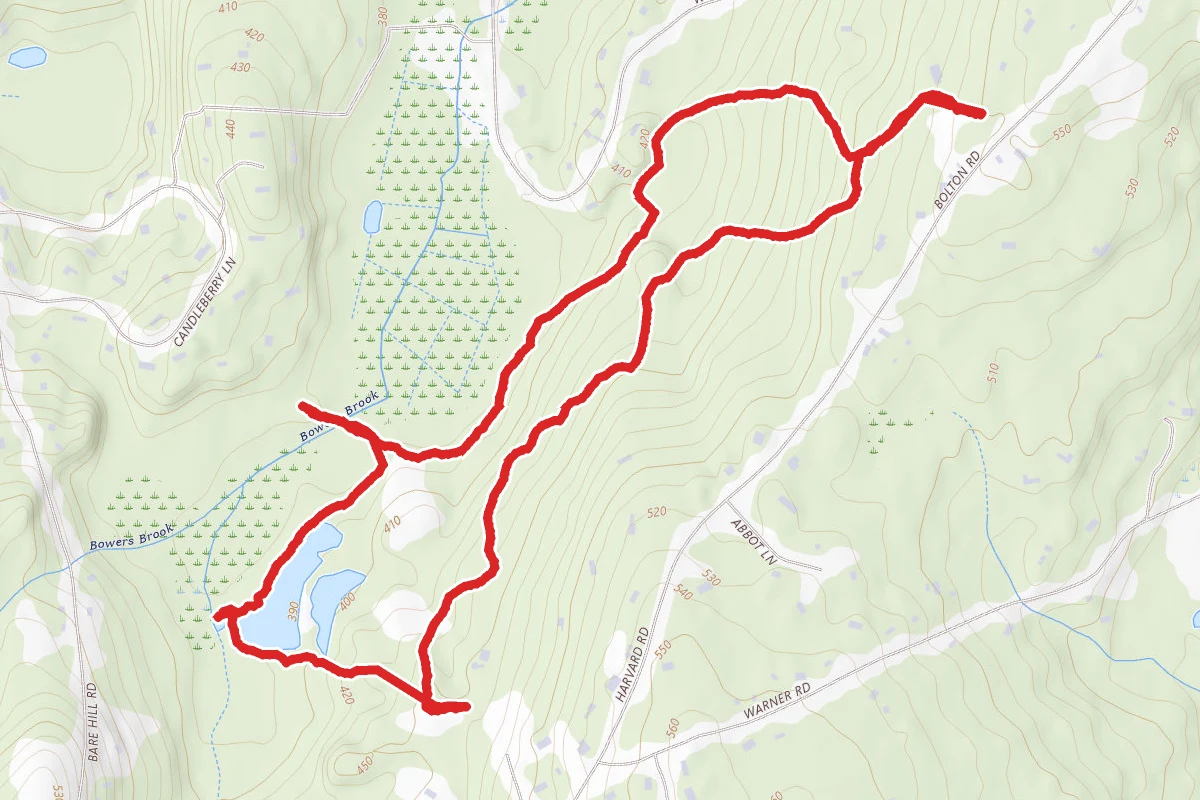 Bowers Spring and Bare Hill Trail