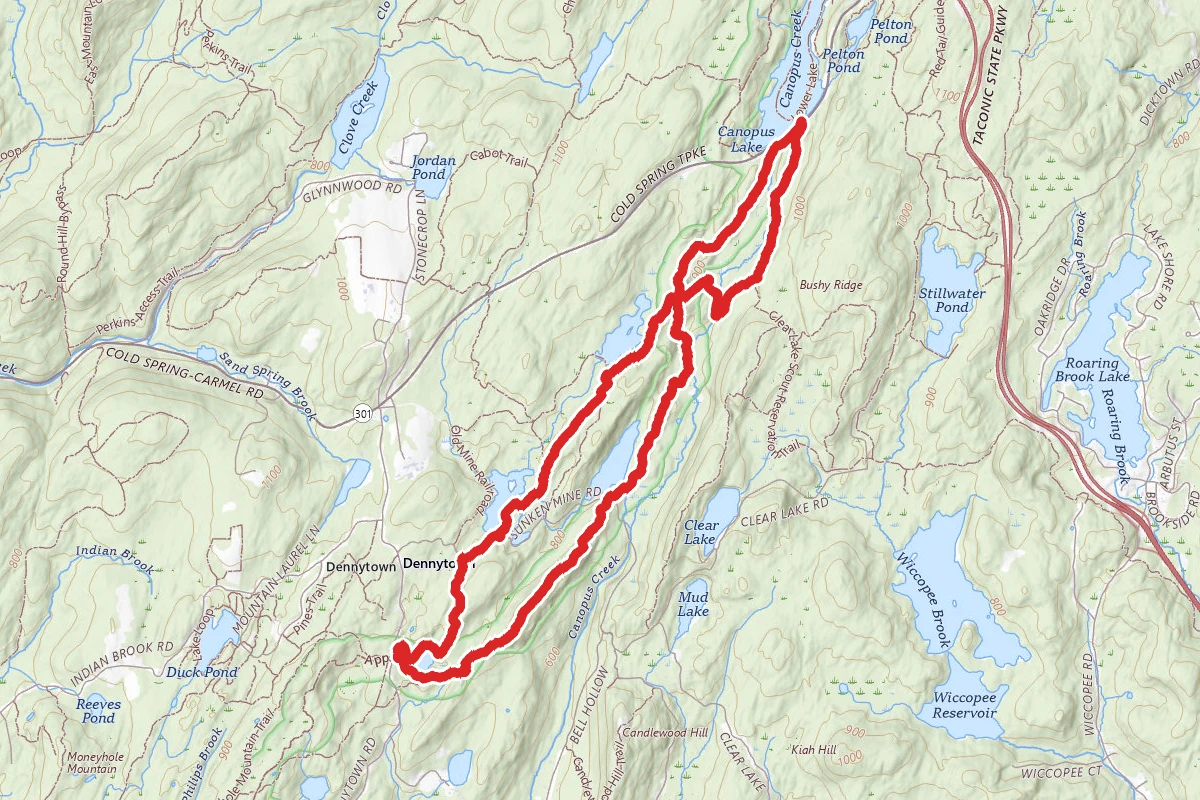 Three Lakes and Appalachian Trail Loop