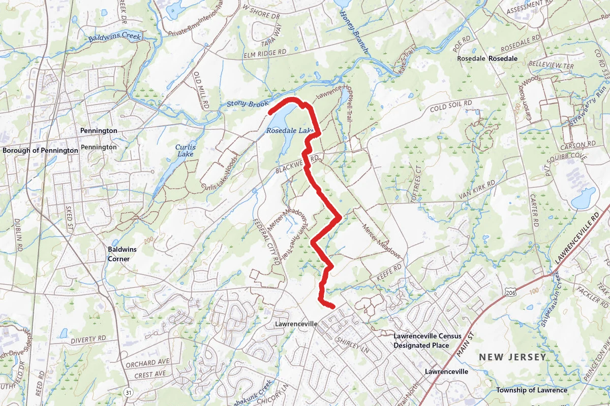 Maidenhead Trail to Rosedale Lake