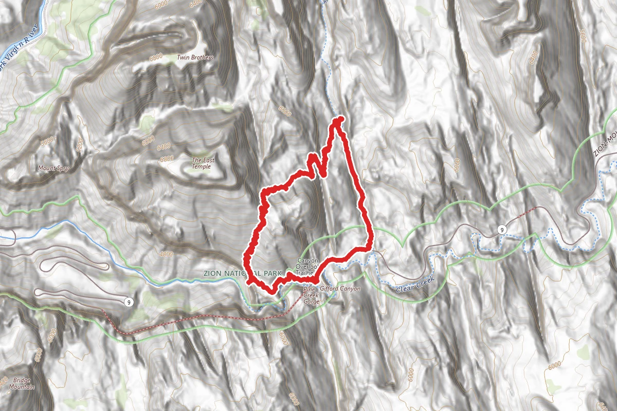 East Temple Saddle Trail
