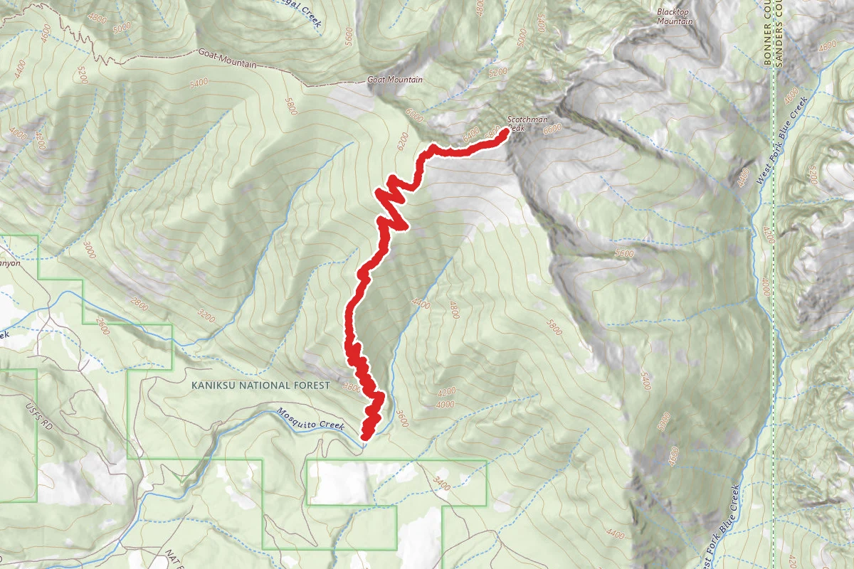 Scotchman Peak Trail