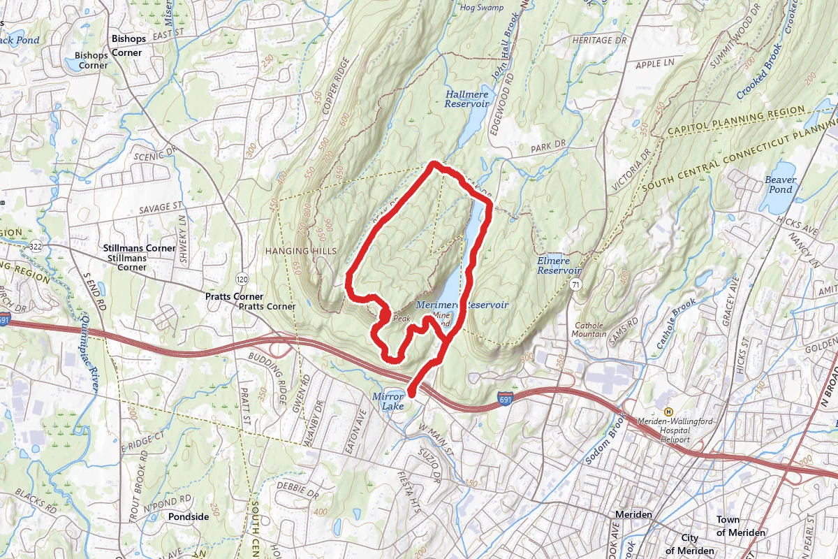 Merimere Reservoir Loop