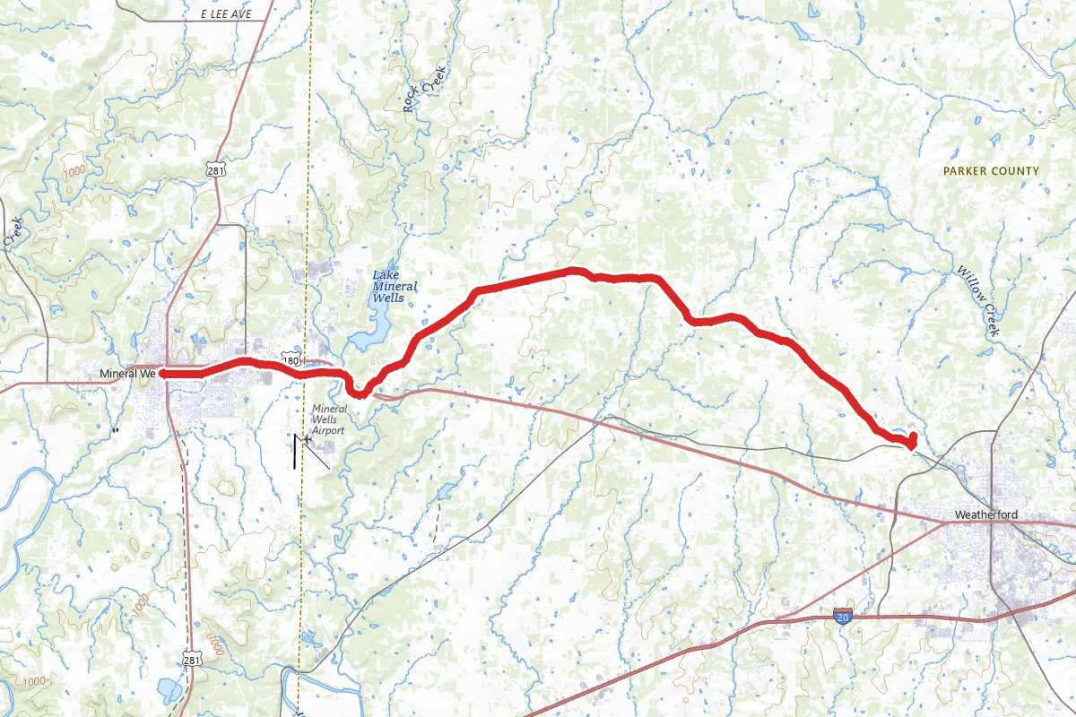 Lake Mineral Wells State Trailway