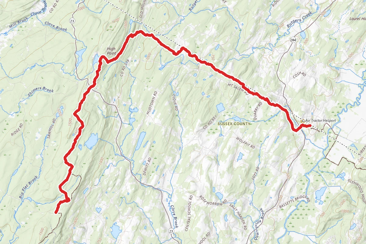 Iris Trail via Appalachian Trail