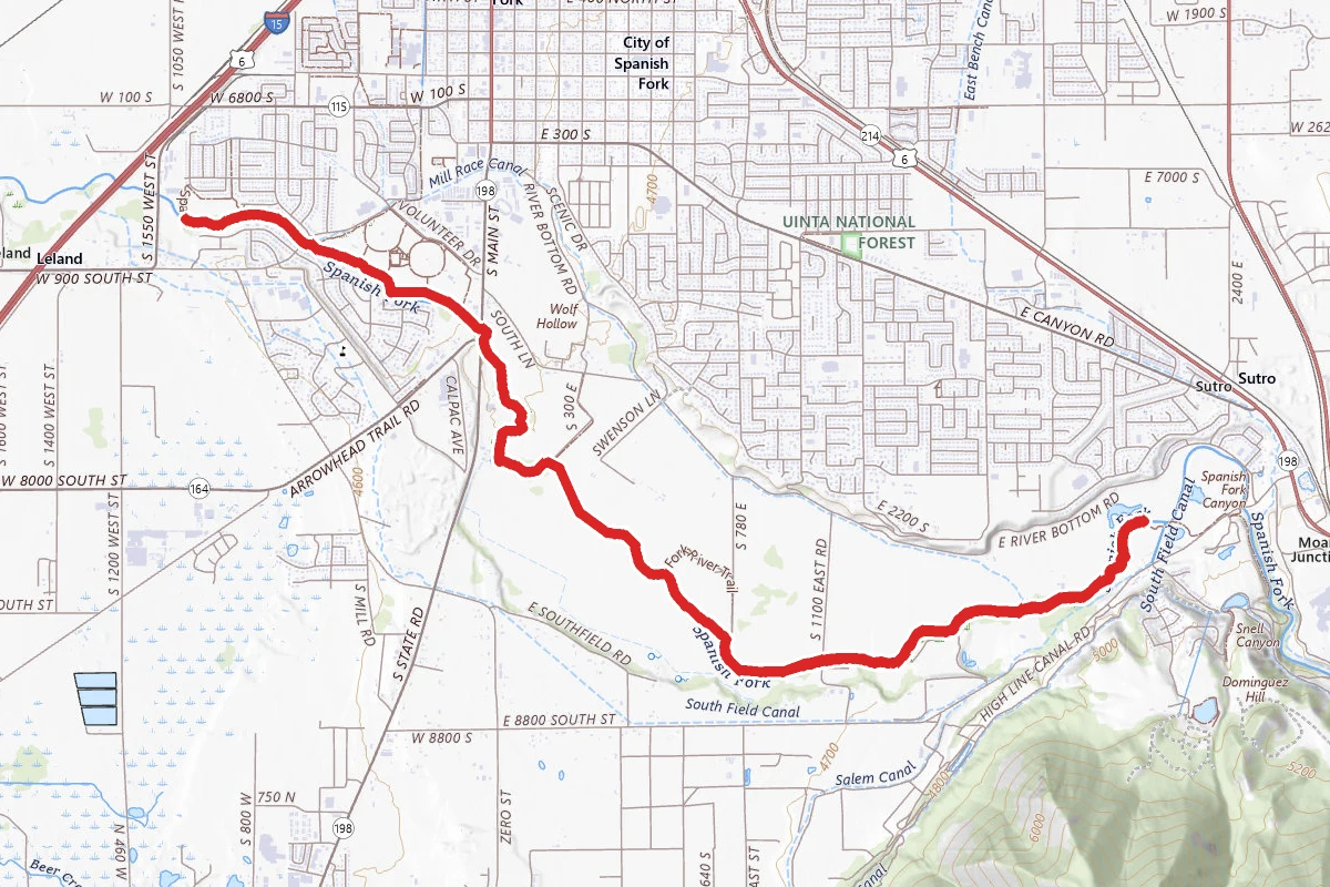 Spanish Fork River Trail
