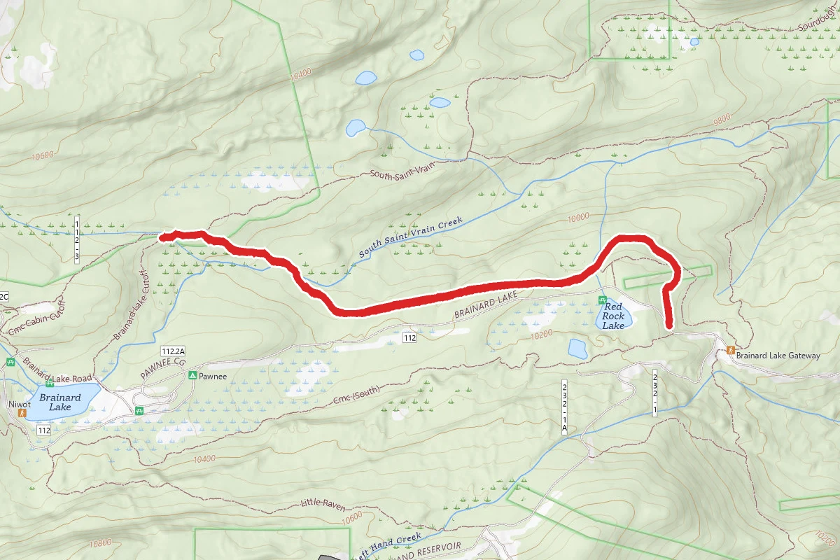Waldrop North Trail from Gateway Trailhead