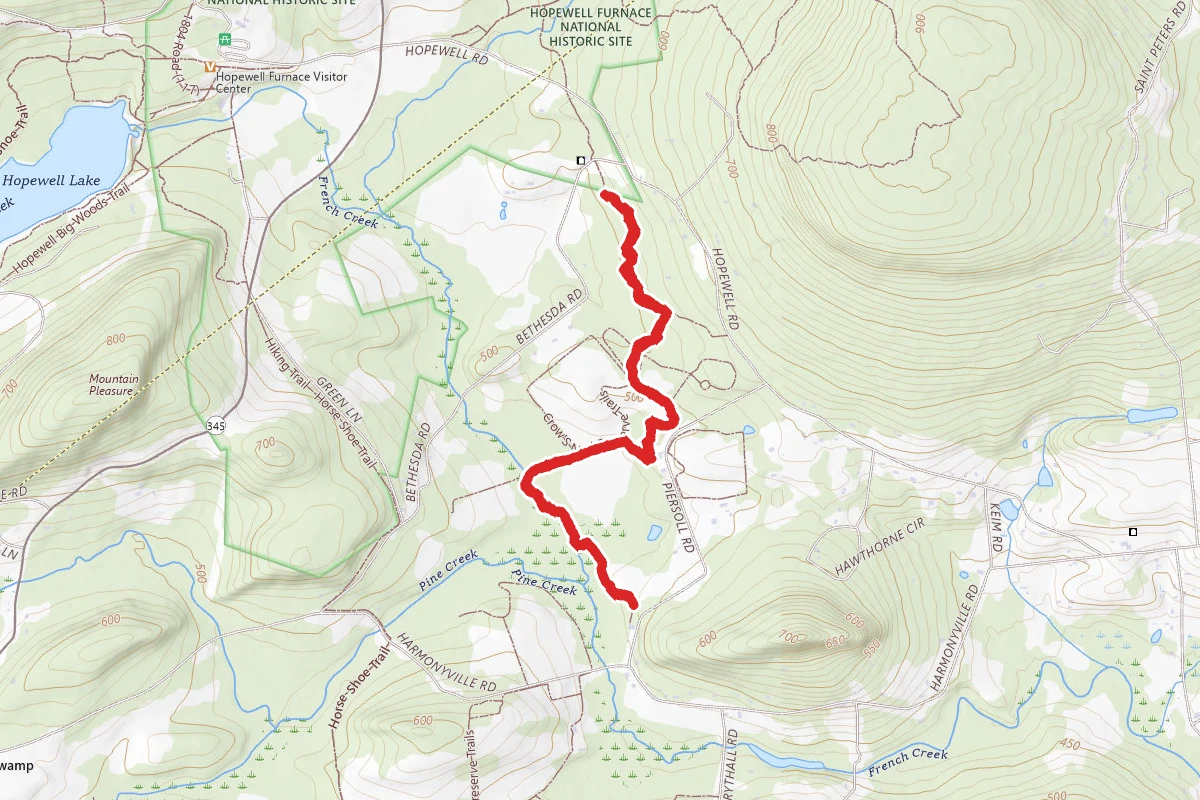 Crow's Nest Preserve Trail