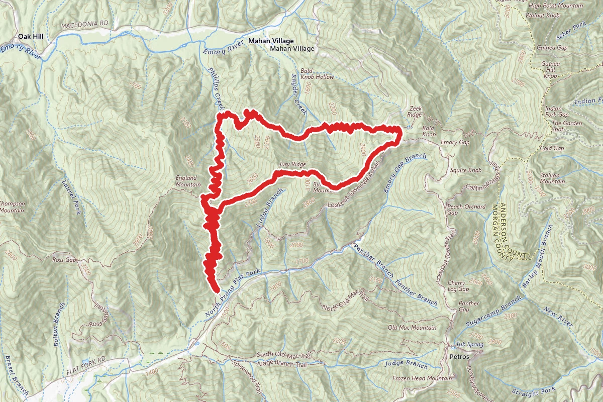 Bird Mountain and North Bird Mountain Loop