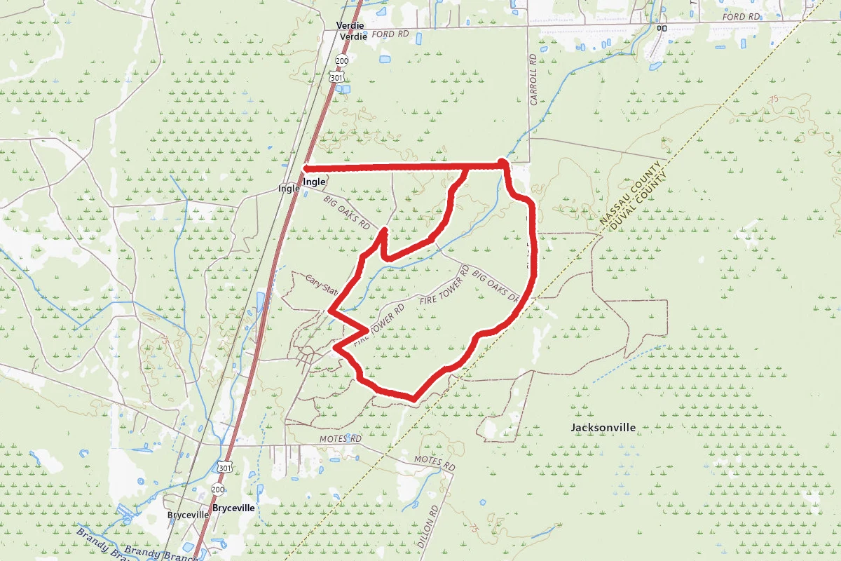 Cary State Forest Preserve Trail
