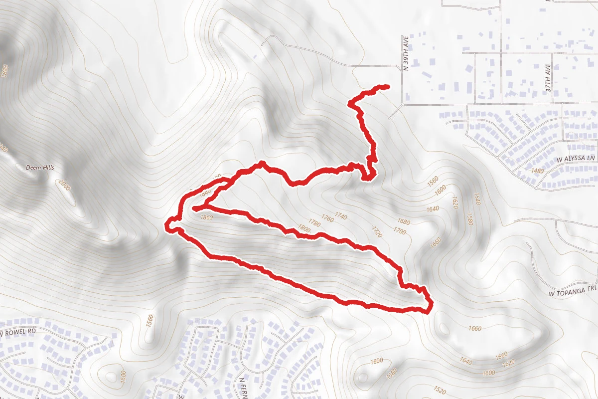 Basalt, Palisade, and Circumference Trail Loop