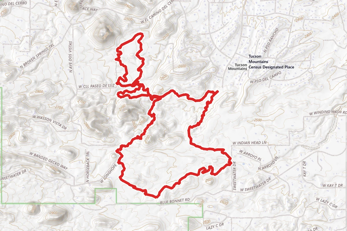 Saguaro Vista, Black Rock, Homestead and Oxbow Trail