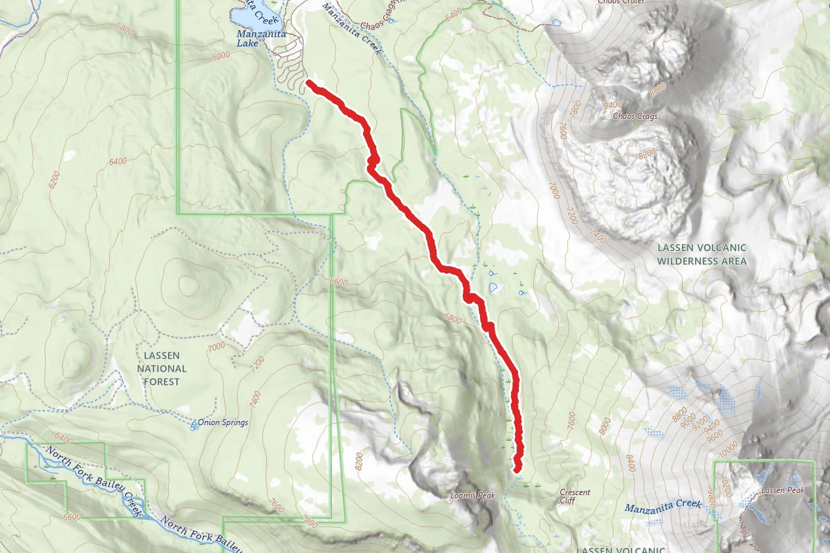 Manzanita Creek Trail