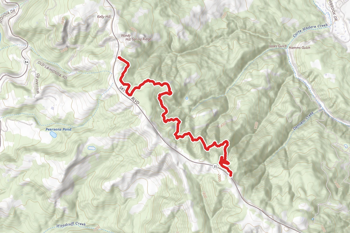 Razorback Ridge Trail to Lost Trail