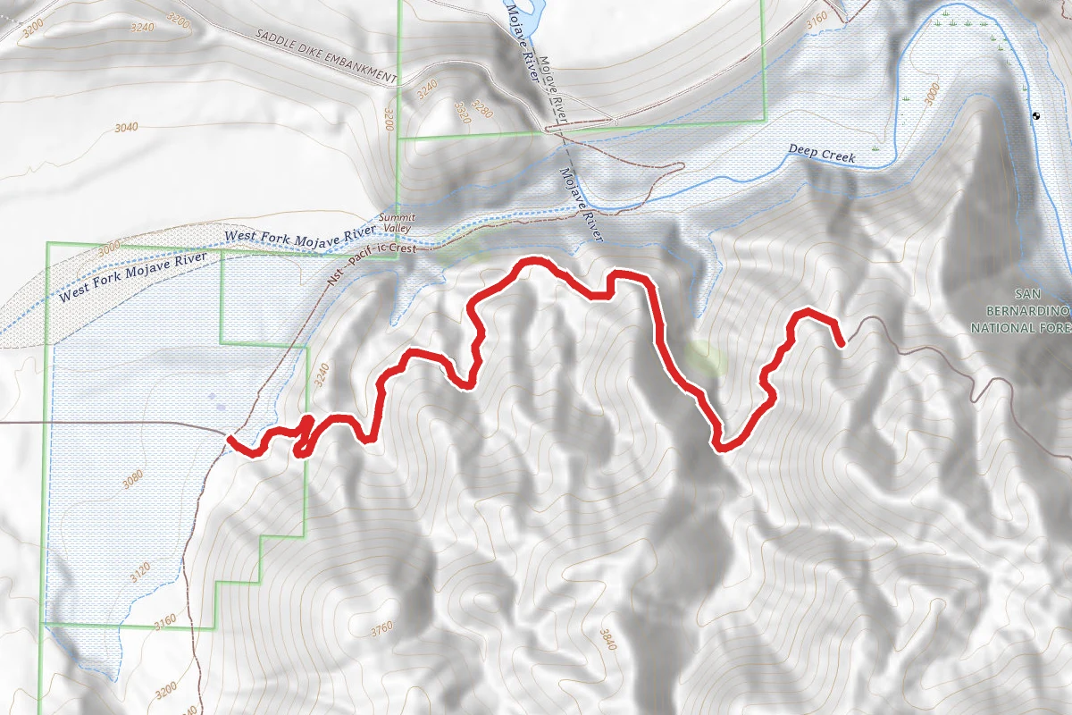 Mojave Forks River Dam Overlook Trail