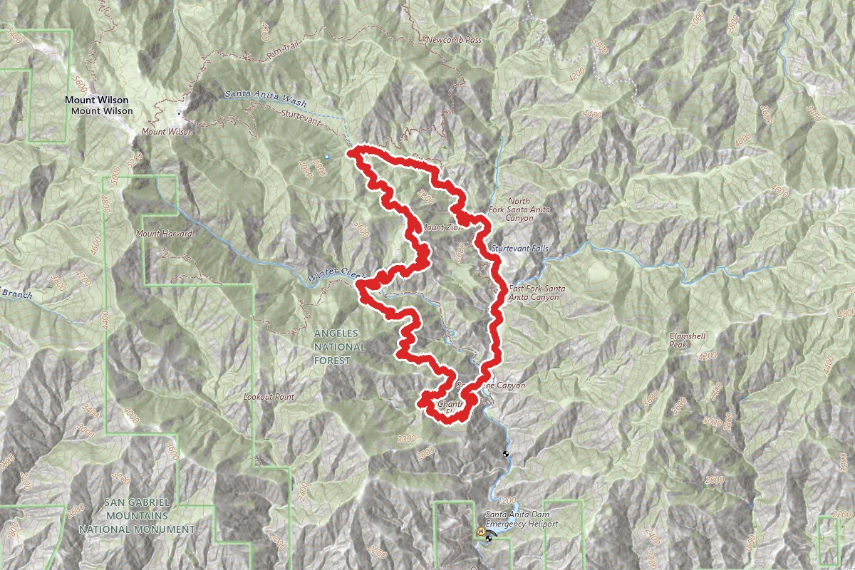 Mount Zion Loop - Sturtevant to Winter Creek Trails