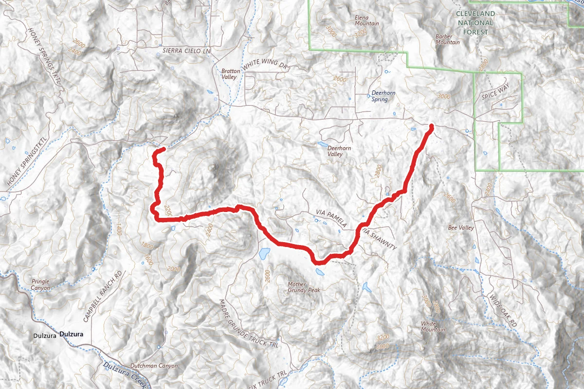 Mother Grundy Truck Trail