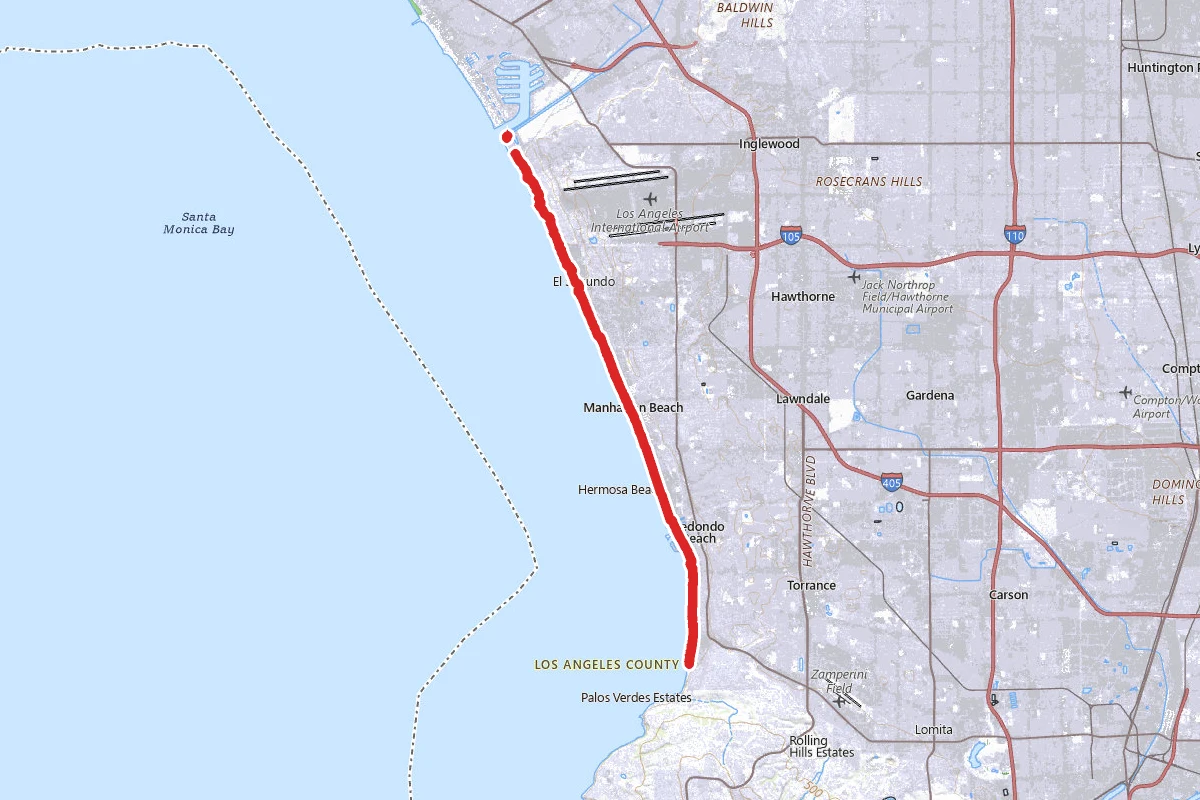 South Bay Beach Bike Path