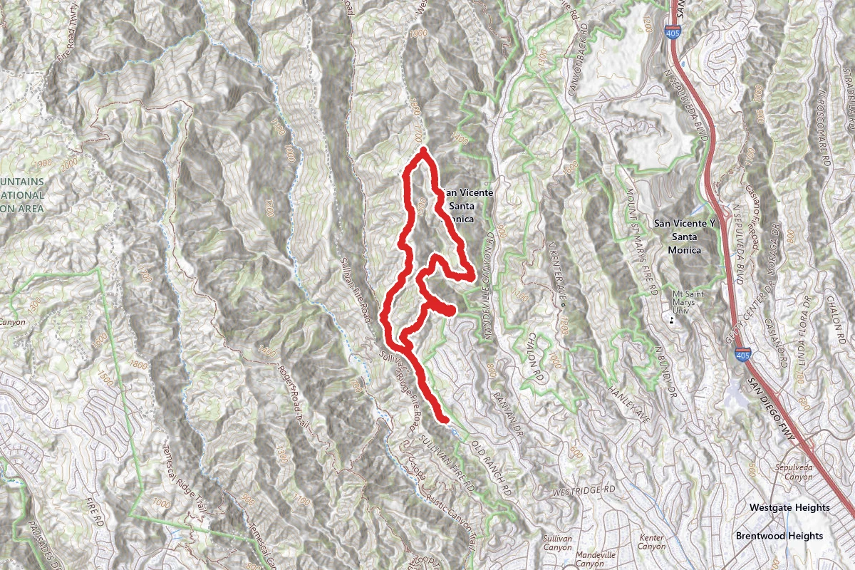 Sullivan Canyon Loop