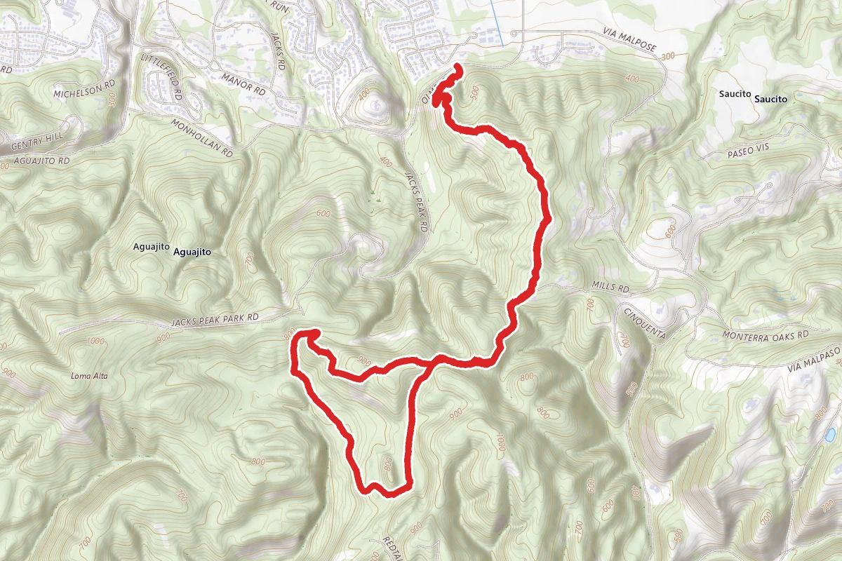 Jacks Peak via Olmsted Road