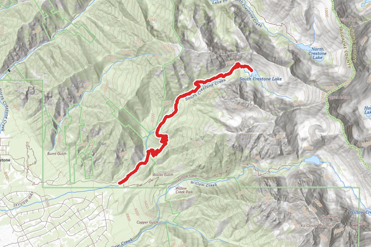 South Crestone Lake Trail