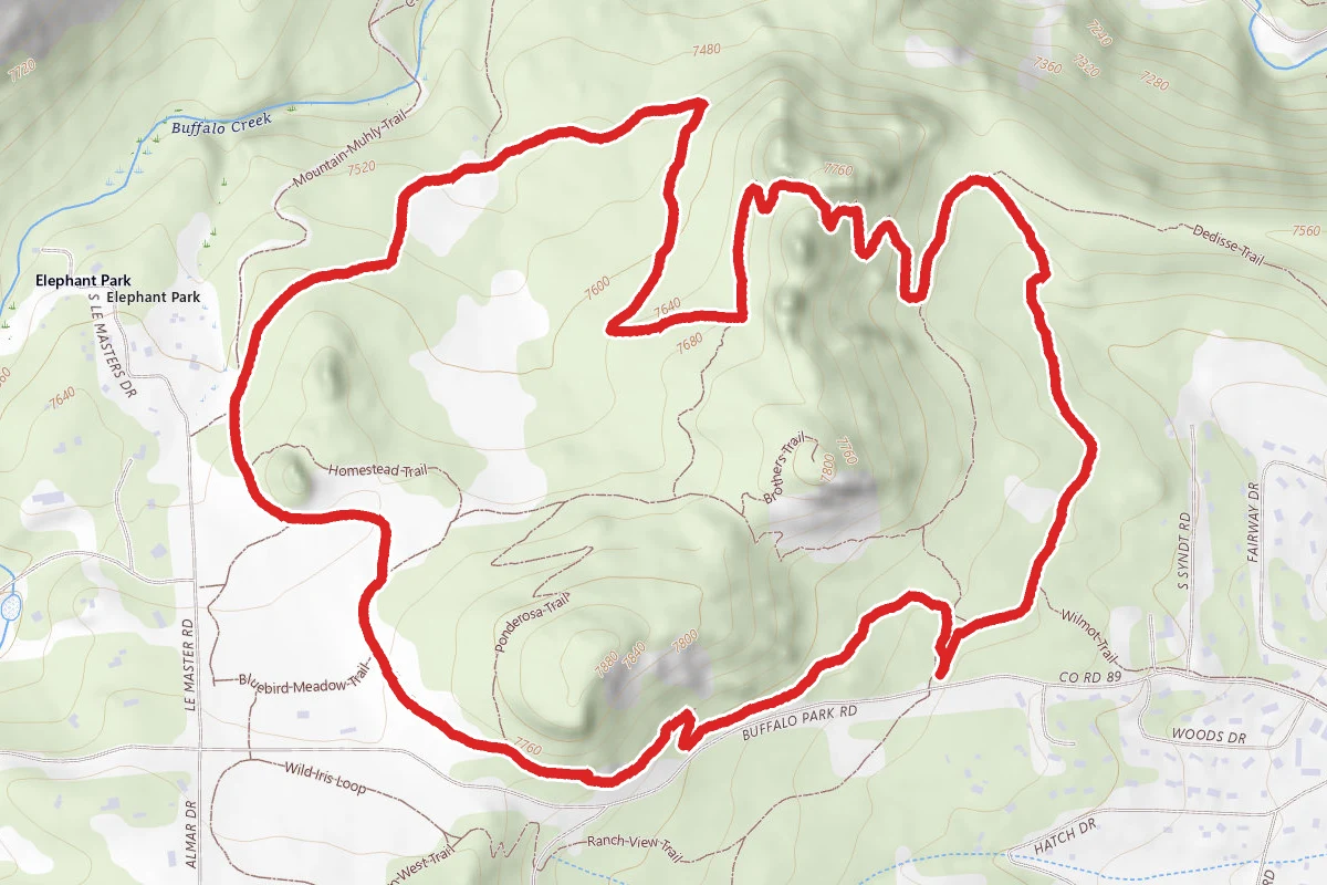 Hidden Fawn and Bearberry Trail