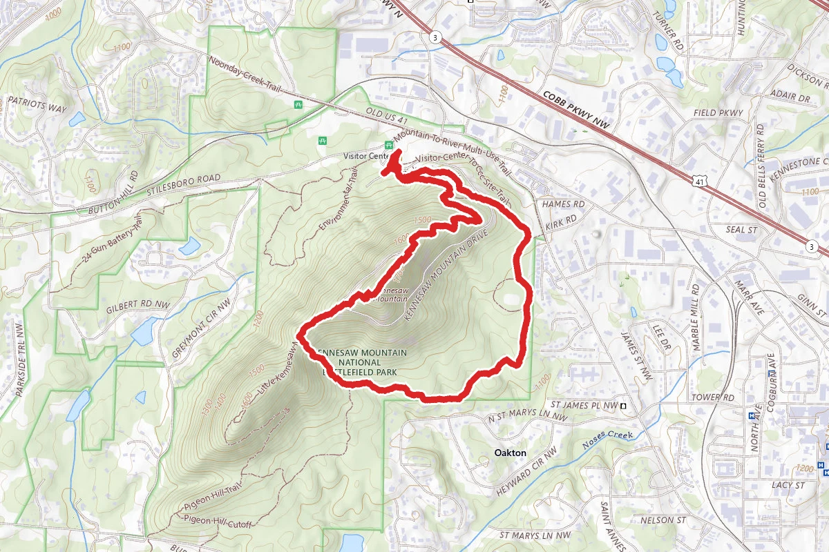 East and West Trail Loop