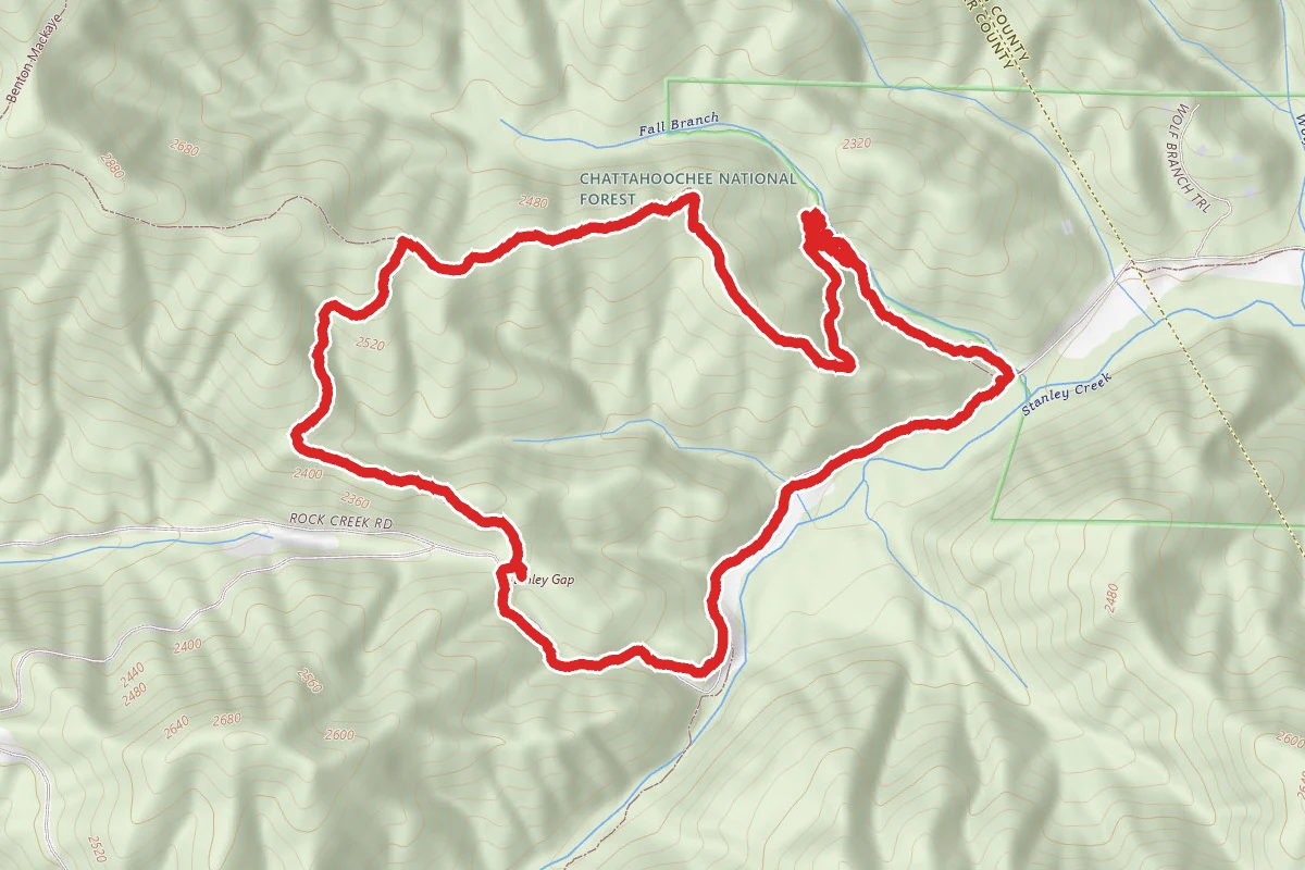 Stanley Gap and Benton Mackaye Loop Trail
