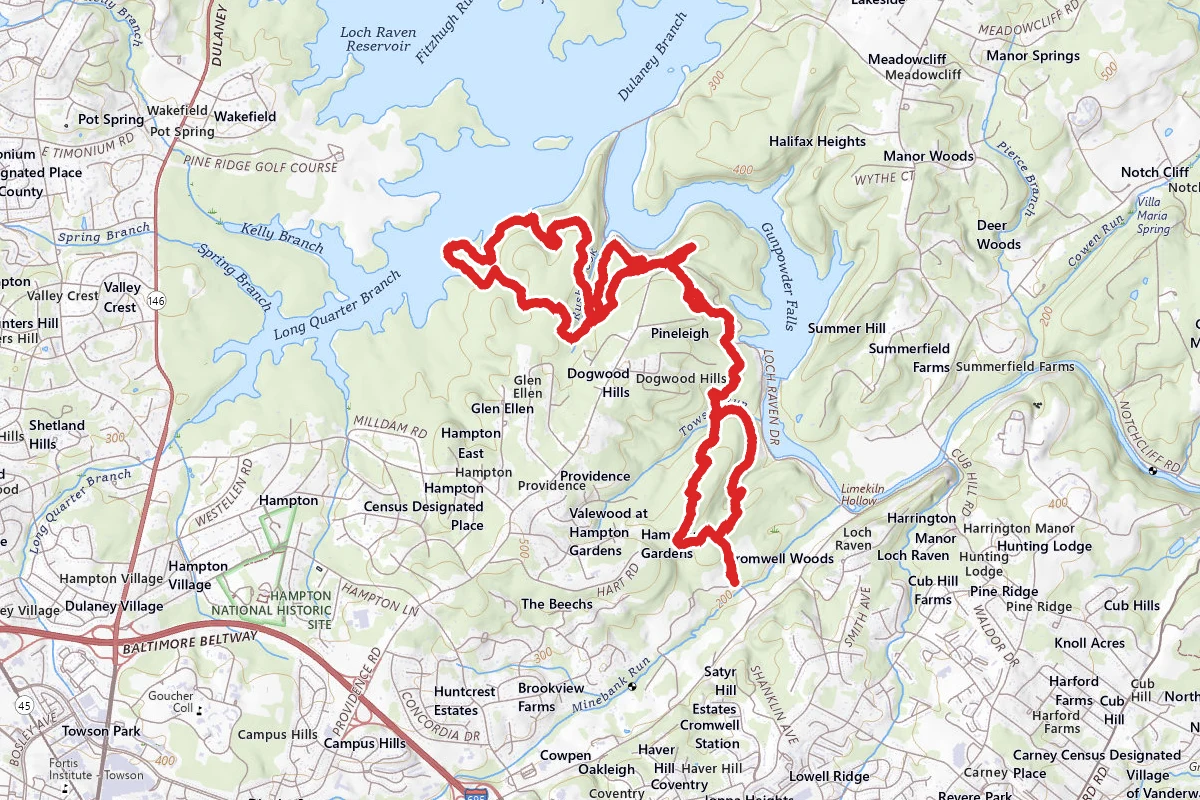 Cromwell Valley Reservoir Trail