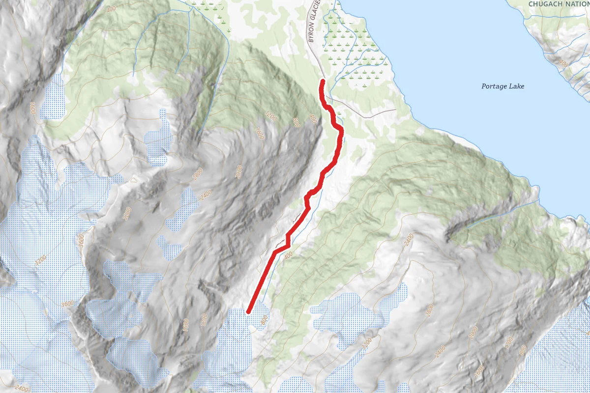 Byron Glacier Trail