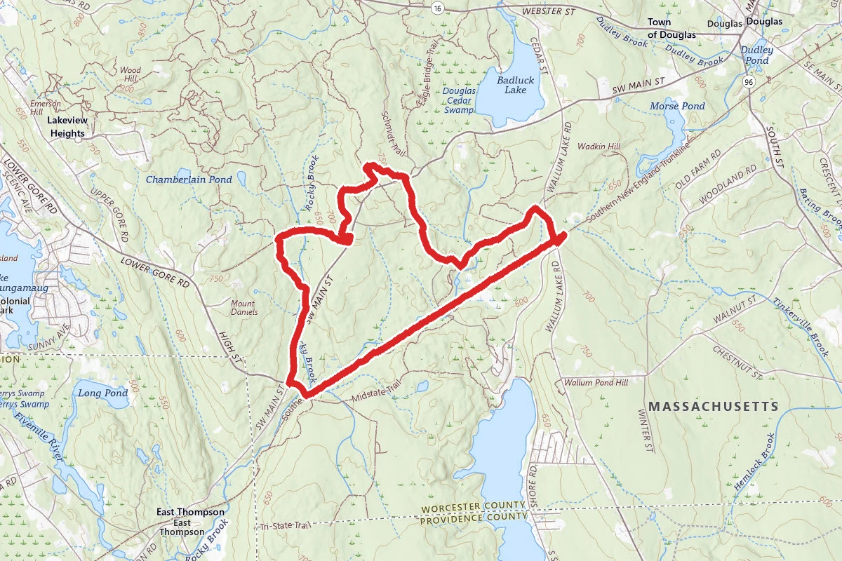 Rocky Brook and South New England Railway Loop