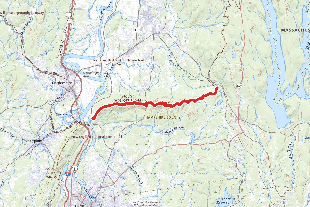 Metacomet-Monadnock Trail White Segment