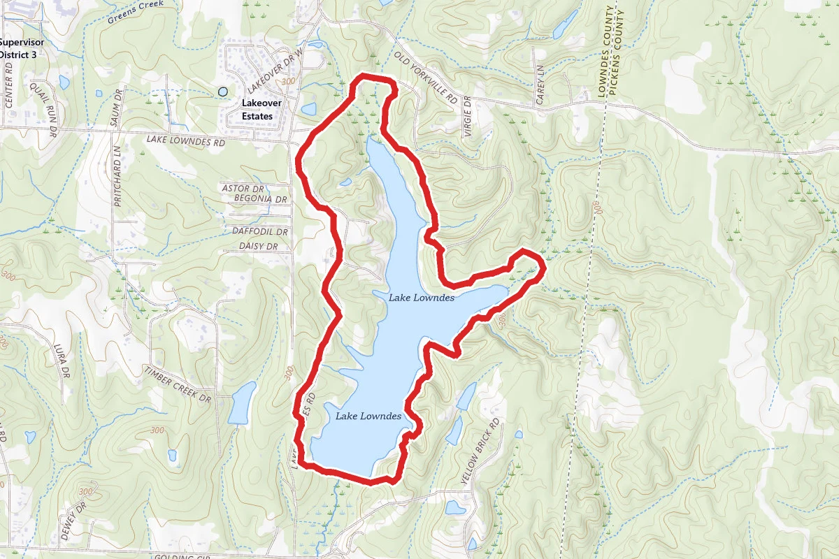 Lake Lowndes Loop Trail