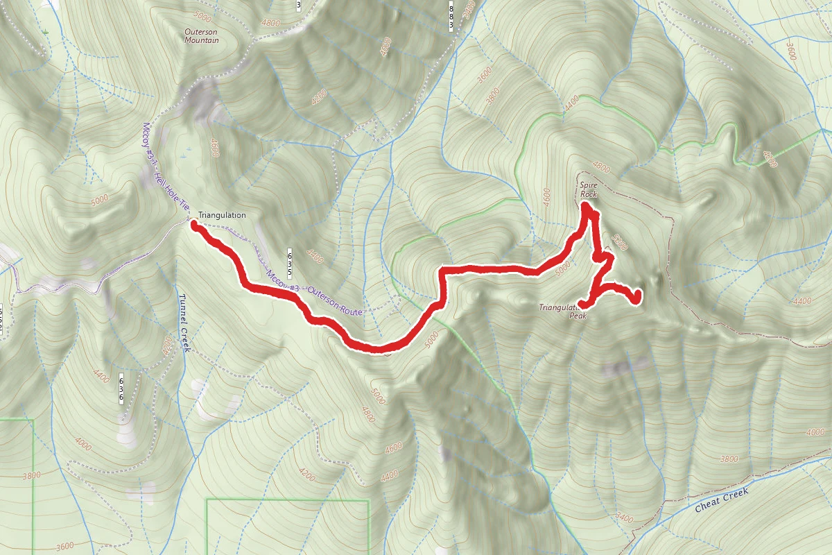 Triangulation Peak and Boca Cave Trail
