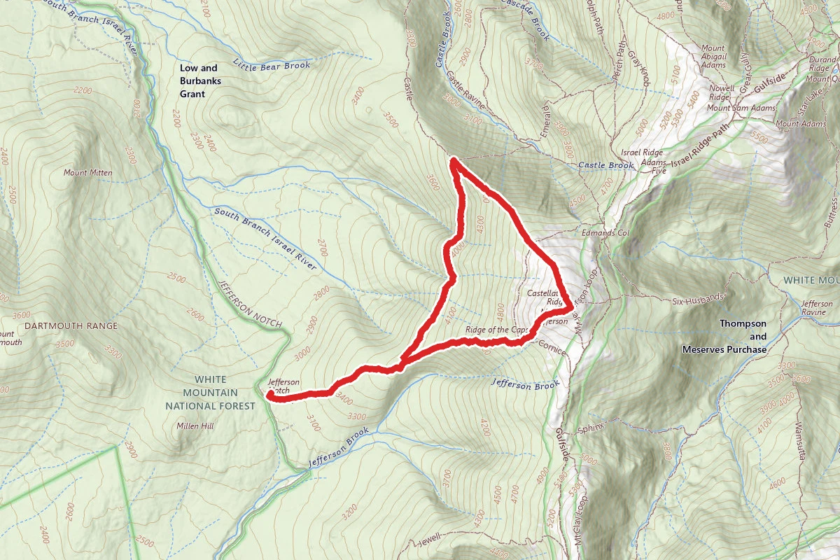Mt. Jefferson via Caps Ridge, The Link, and Castle Trail